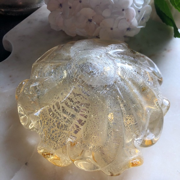 Citrine Depression Glass Dish/Bowl - Picture 3 of 3